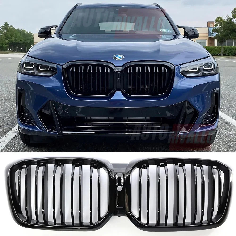 BMW X4 G02 2021-2025 Griglia Anteriore M Look Nero Lucido - autorivallo