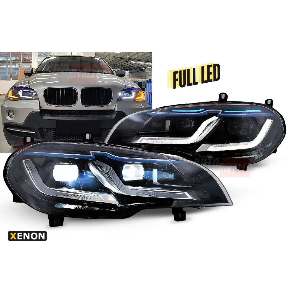 BMW X5 E70 2007-2013 Fari Anteriori da Xenon a Full LED - autorivallo