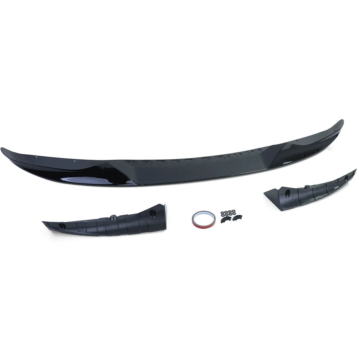 BMW X5 F15 2013–2018 Spoiler Anteriore Nero Lucido - autorivallo