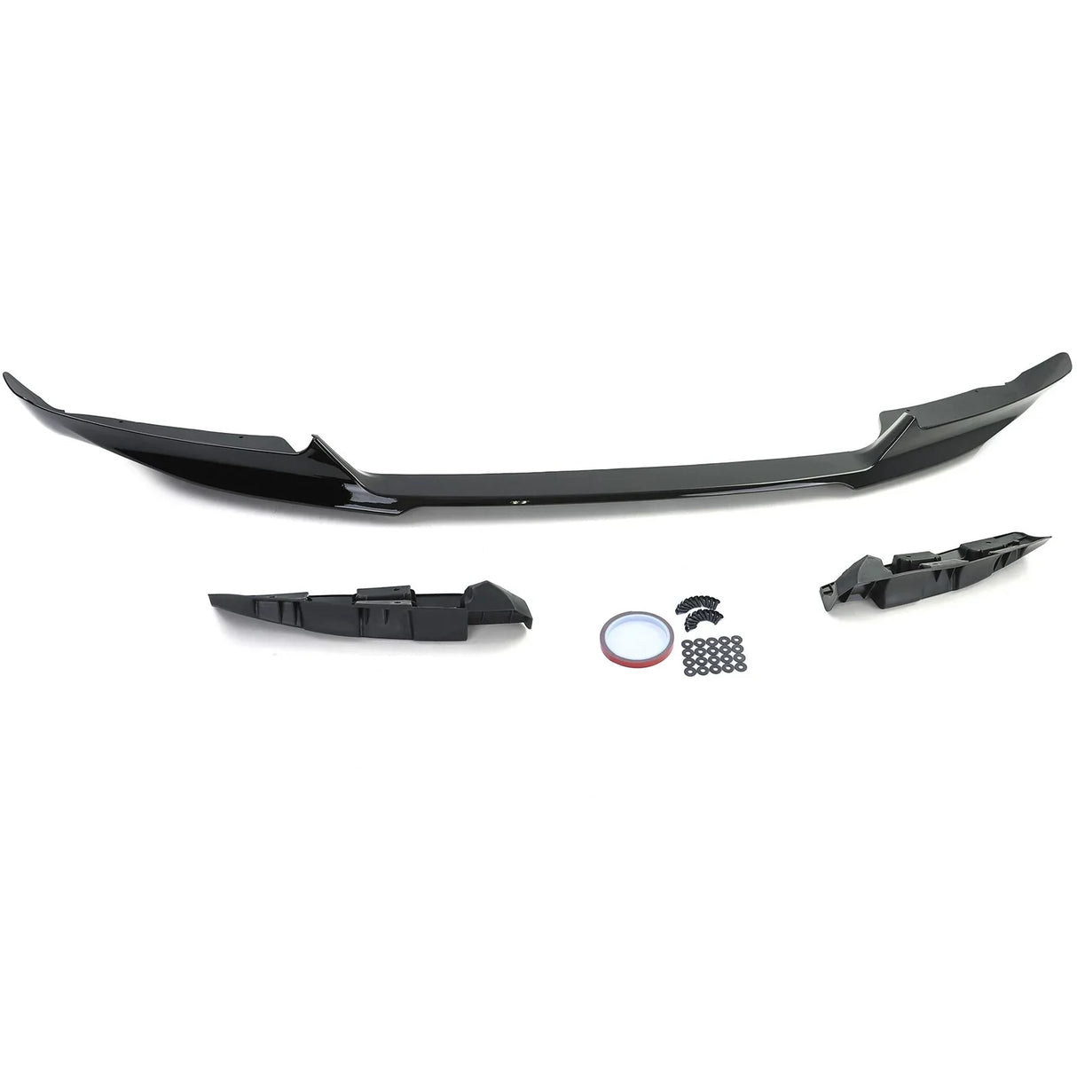 BMW X6 F16 2014–2019 Spoiler Anteriore Nero Lucido - autorivallo