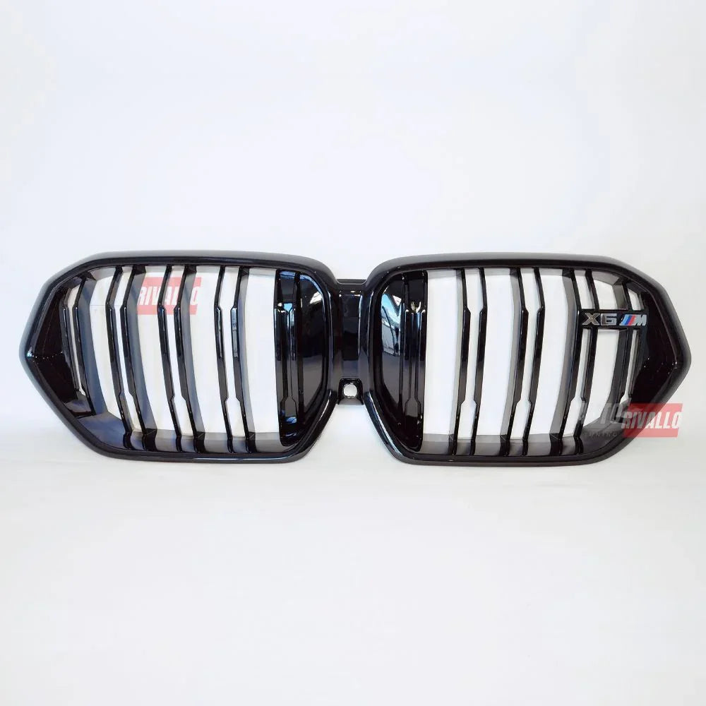 BMW X6 M F96 2019-2023 Griglia Anteriore X6M Nero Lucido - autorivallo