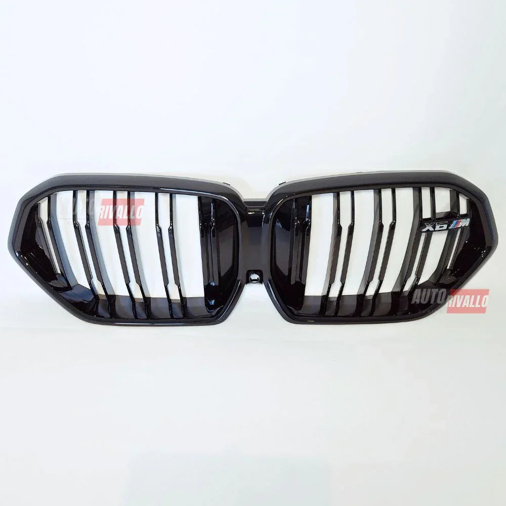 BMW X6 M F96 2019-2023 Griglia Anteriore X6M Nero Lucido - autorivallo