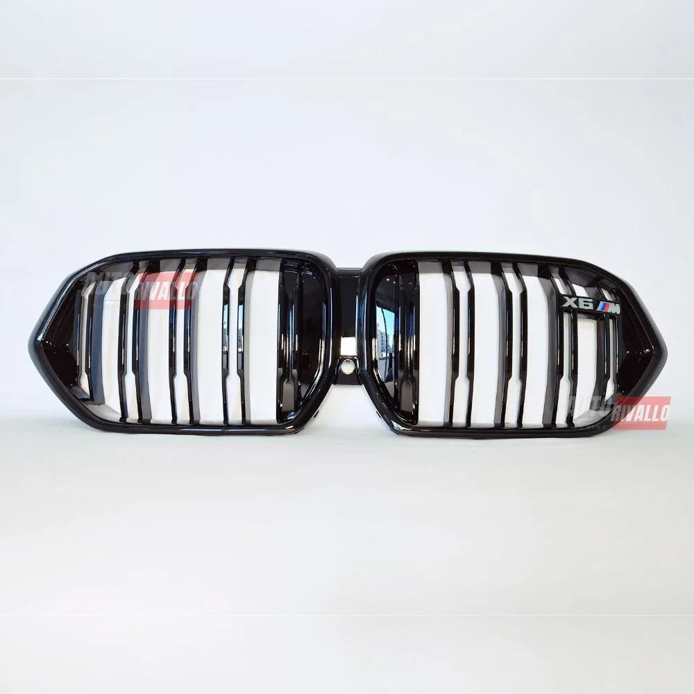 BMW X6 M F96 2019-2023 Griglia Anteriore X6M Nero Lucido - autorivallo