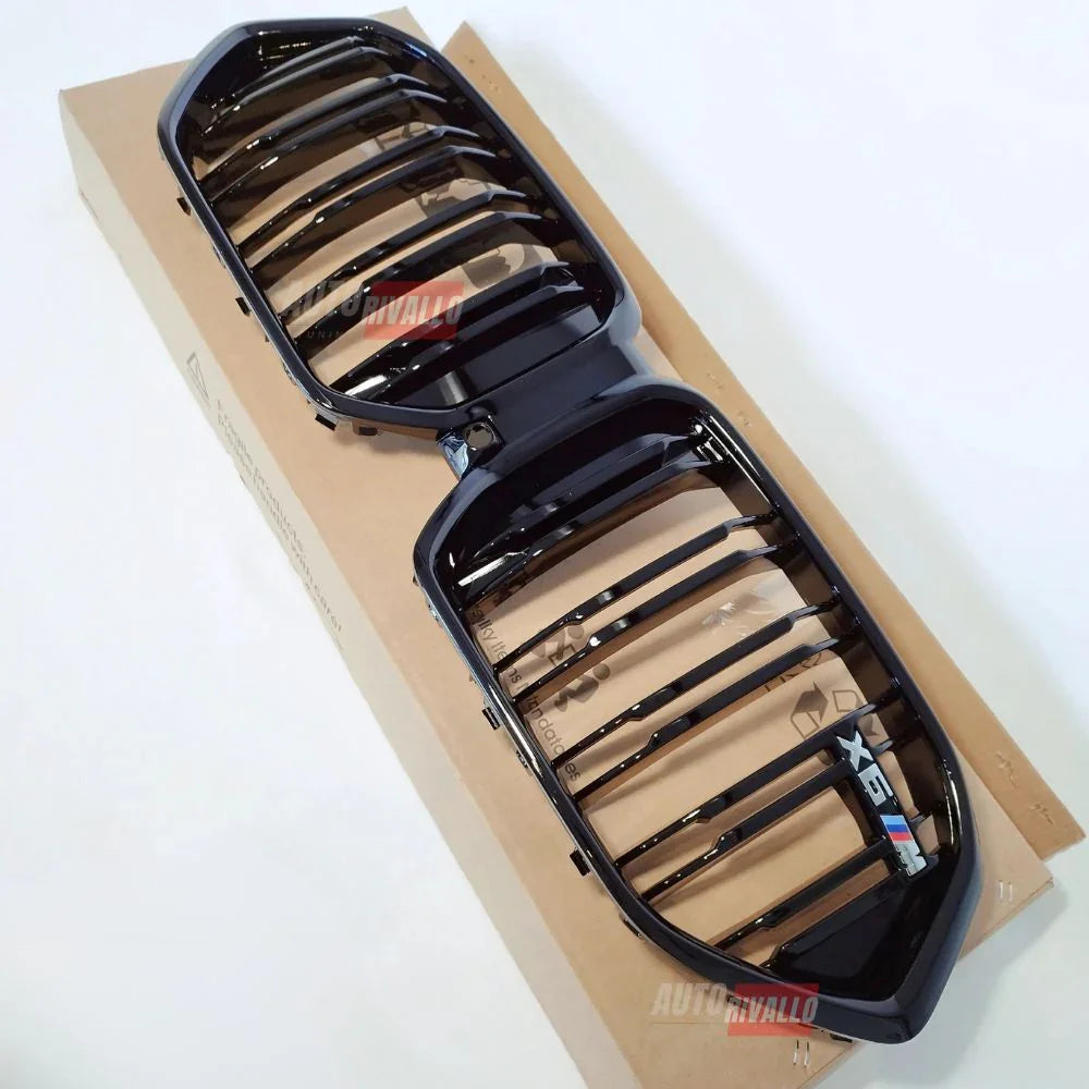 BMW X6 M F96 2019-2023 Griglia Anteriore X6M Nero Lucido - autorivallo