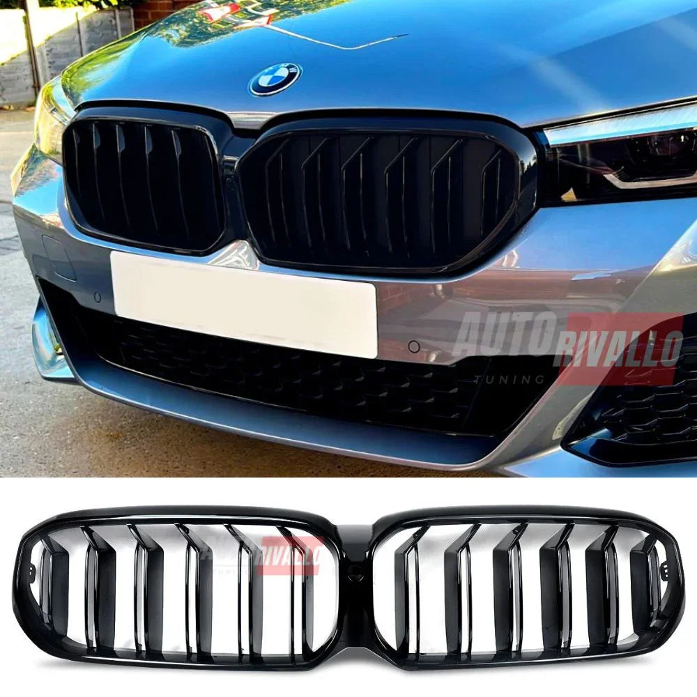 BMW 5 G30 G31 LCI 2020- Griglia Anteriore M-Sport Nero Lucido - autorivallo