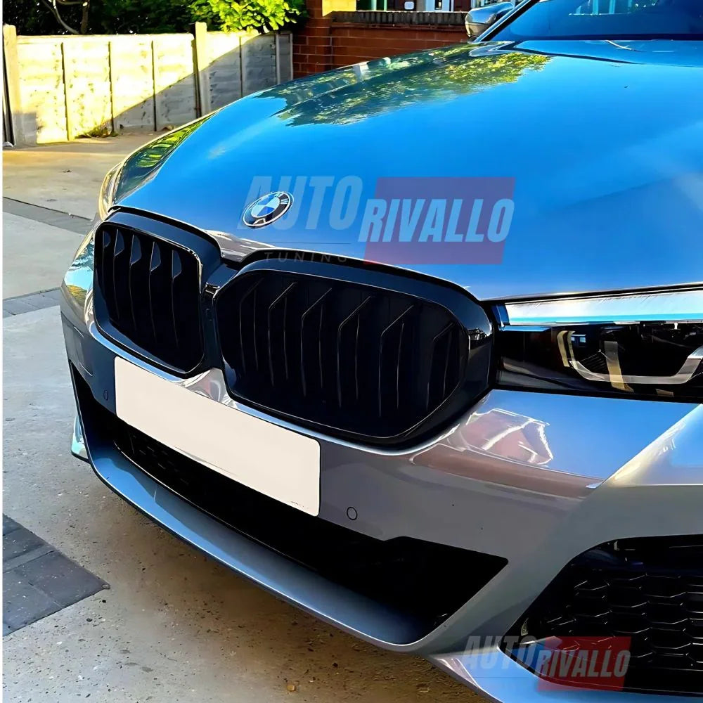 BMW 5 G30 G31 LCI 2020- Griglia Anteriore M-Sport Nero Lucido - autorivallo