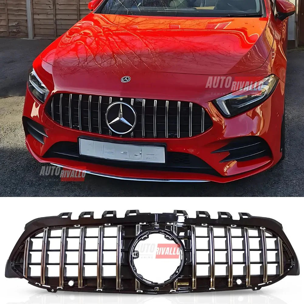 Mercedes A W177 18-22 Griglia Anteriore GTR Calandra AMG Look - autorivallo