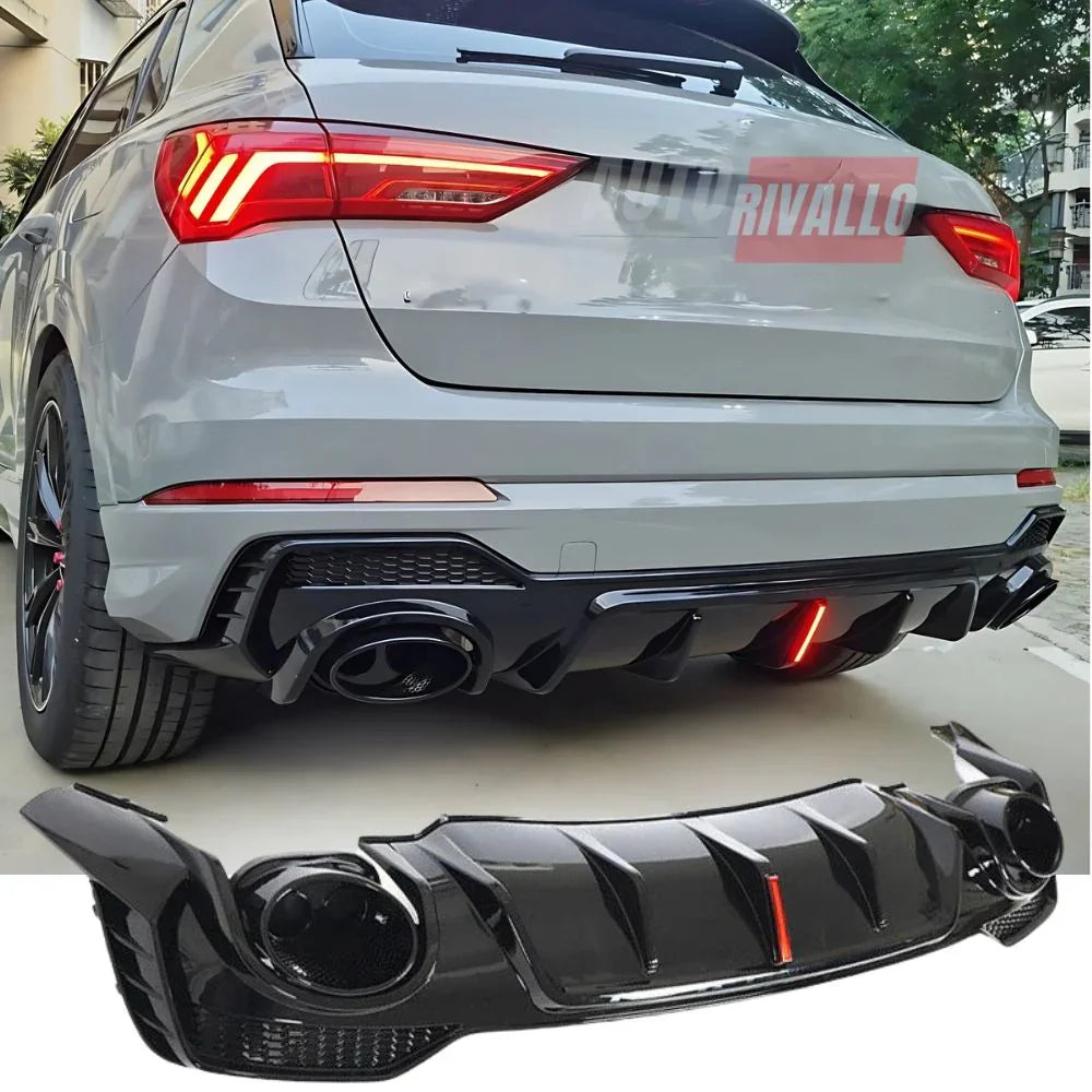 Audi Q3 F3 S-Line 2019-2024 Diffusore Posteriore Look RSQ3 - autorivallo