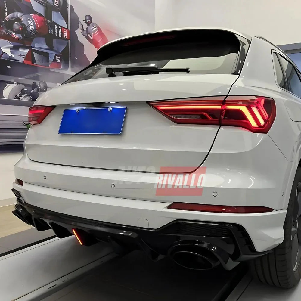Audi Q3 F3 S-Line 2019-2024 Diffusore Posteriore Look RSQ3 - autorivallo