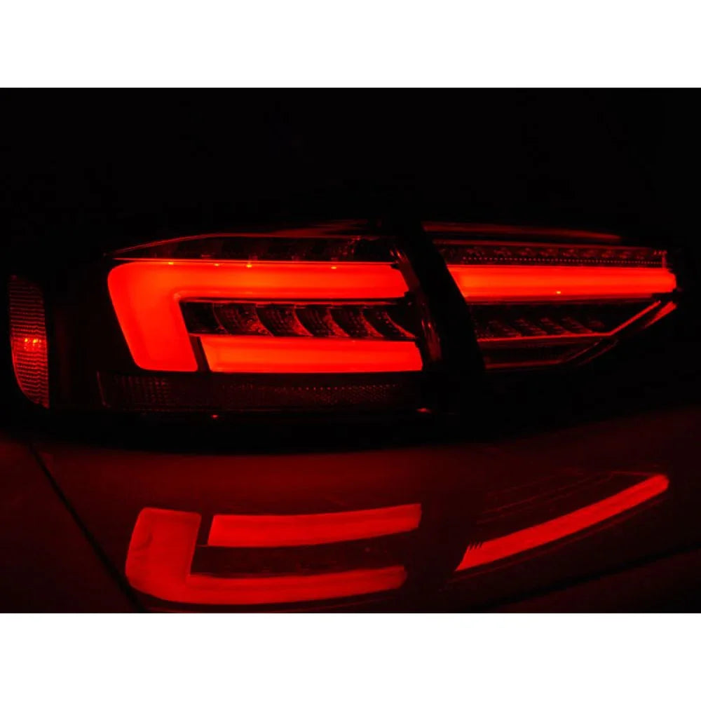 Audi A4 B8 2012-2015 Fari Fanali Posteriori a LED SEQ Rosso - autorivallo