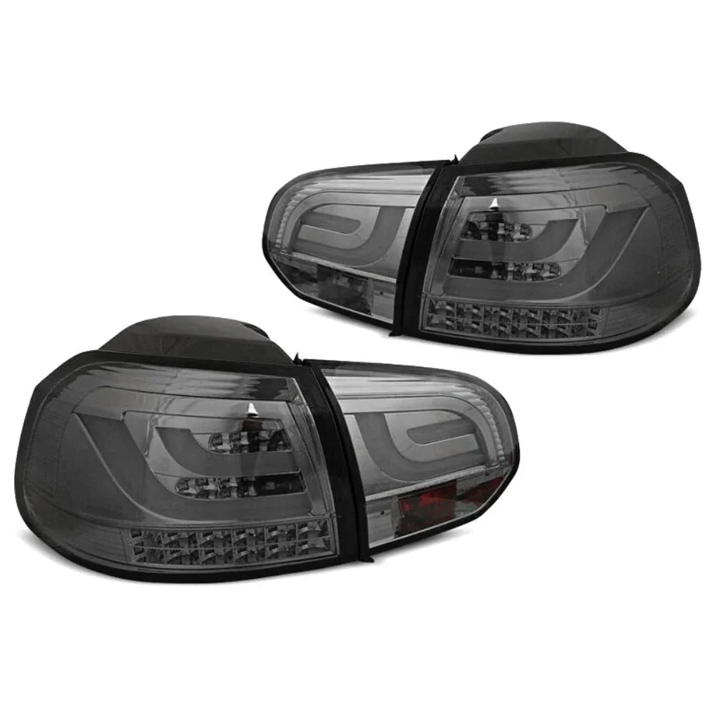 VW Golf 6 2008-2012 Fanali Posteriori LED Lightbar Fumè - autorivallo