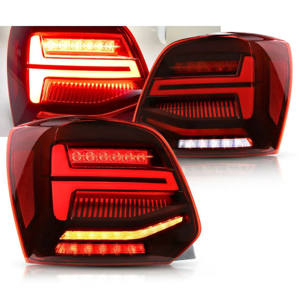 VW Polo 6R 6C 2009-2017 Fanali Posteriori a LED Frecce SEQ - autorivallo