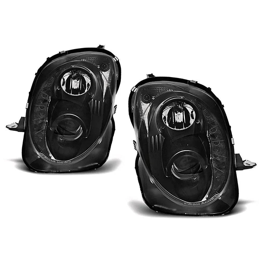 Alfa Mito 2008-2018 Fari Anteriori Luci Diurne DRL LED Nero - autorivallo