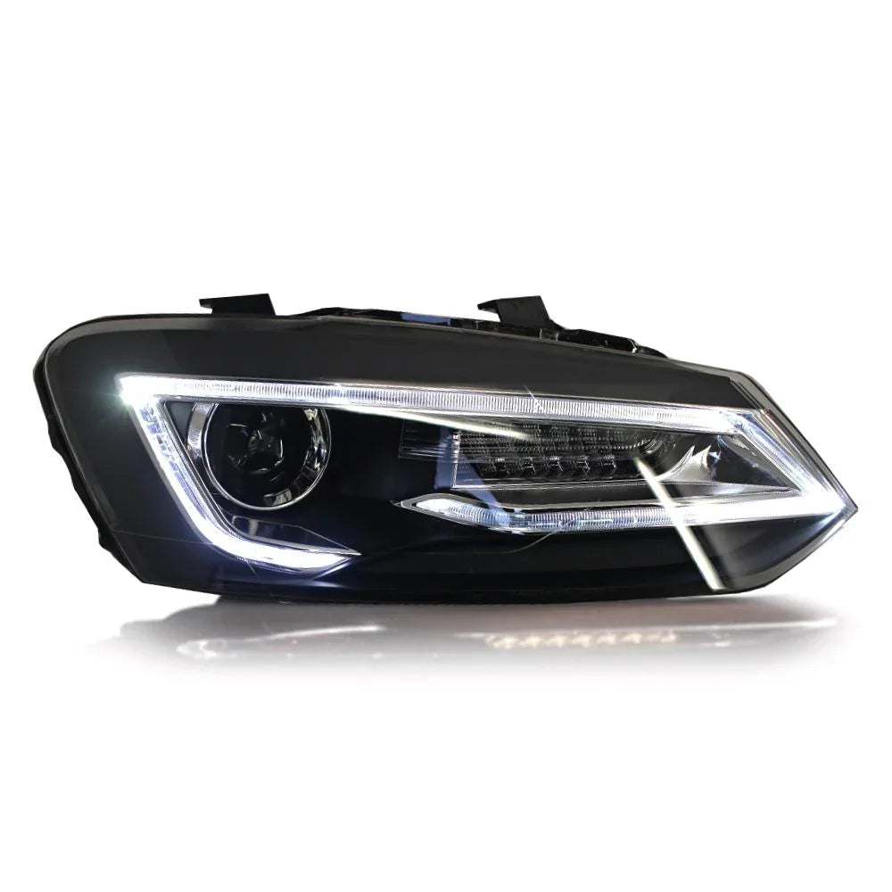 VW Polo 6R 6C 2009-2017 Fari Anteriori a LED Devil Eye Look - autorivallo