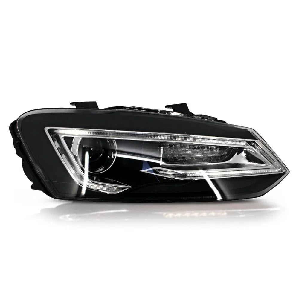 VW Polo 6R 6C 2009-2017 Fari Anteriori a LED Devil Eye Look - autorivallo