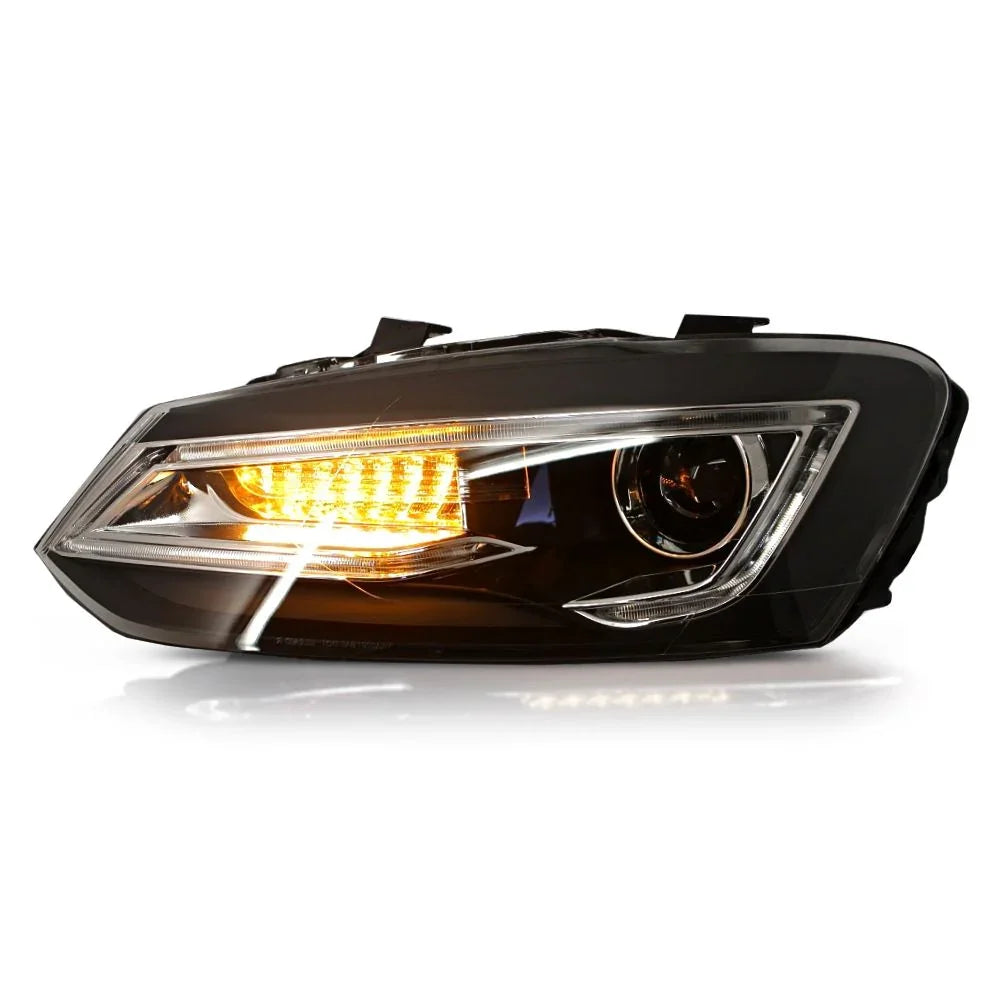 VW Polo 6R 6C 2009-2017 Fari Anteriori a LED Devil Eye Look - autorivallo