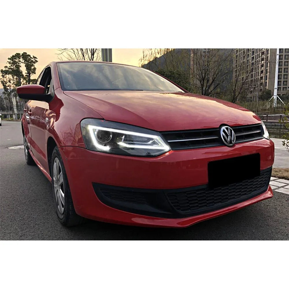 VW Polo 6R 6C 2009-2017 Fari Anteriori a LED Devil Eye Look - autorivallo