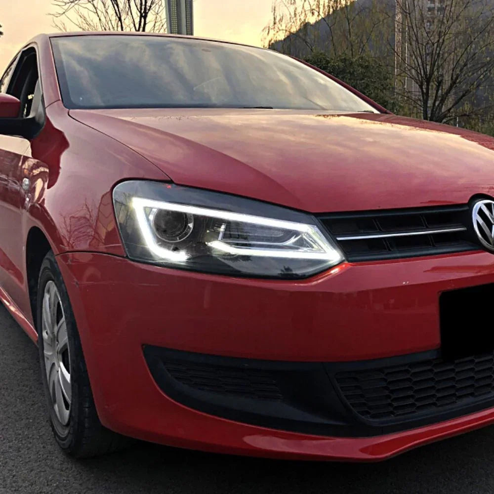 VW Polo 6R 6C 2009-2017 Fari Anteriori a LED Devil Eye Look - autorivallo
