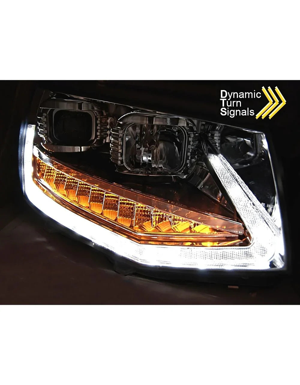 VW T6 2015-2019 Fari Anteriori DRL LED Frecce Dinamiche - autorivallo