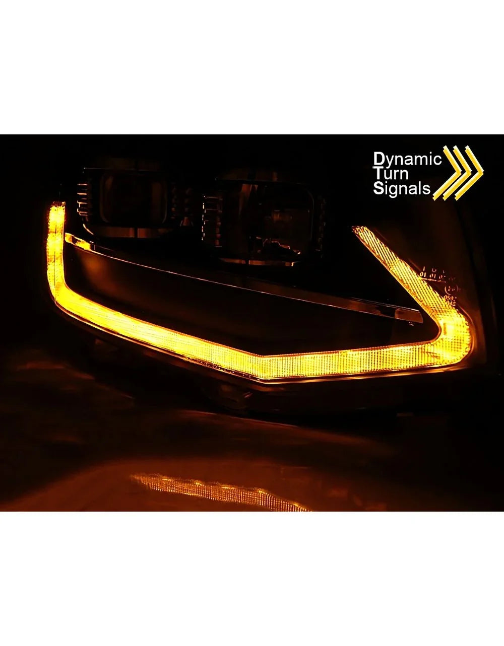 VW T6 2015-2019 Fari Anteriori LED Diurne Frecce Dinamiche - autorivallo