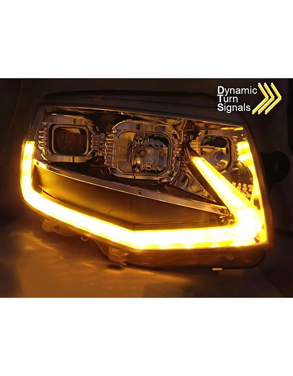 VW T6 2015-2019 Fari Anteriori LED Diurne Frecce Dinamiche - autorivallo