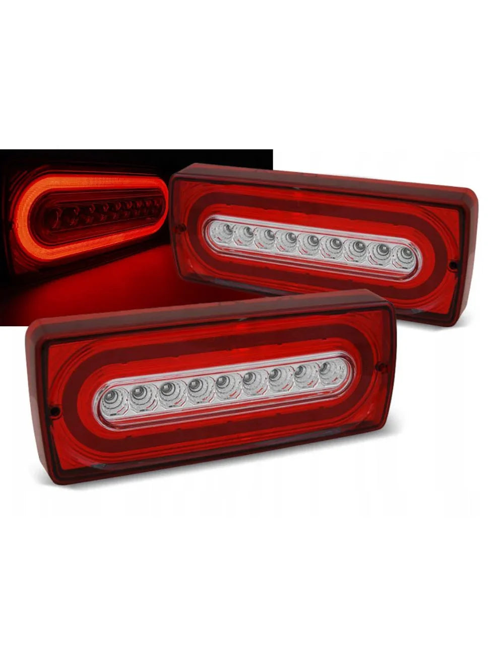 Mercedes G W463 1990-2012 Fanali Posteriori LED Freccia SEQ - autorivallo