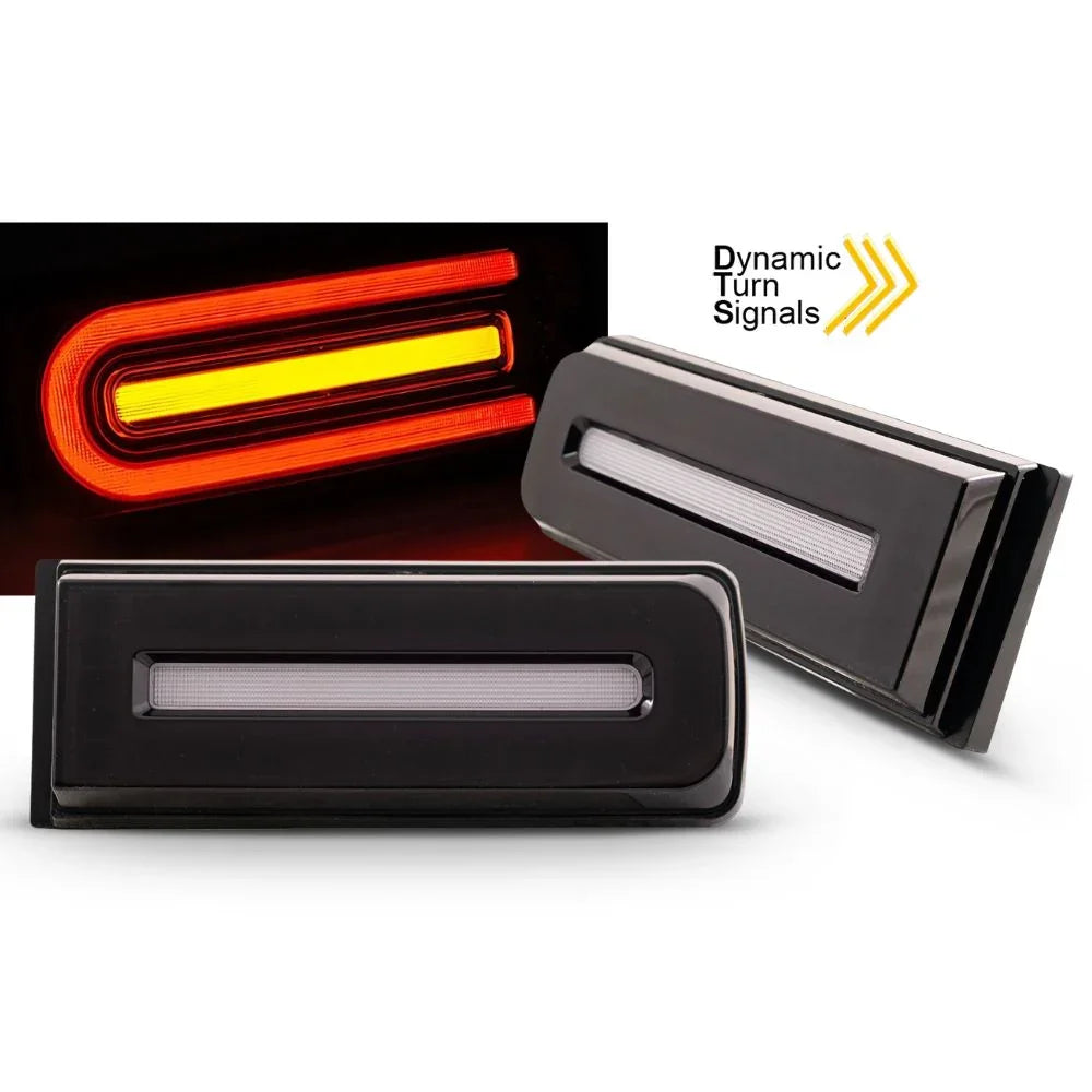 Mercedes G W463 2008-2017 Fari Fanali Posteriori Full LED Nero - autorivallo