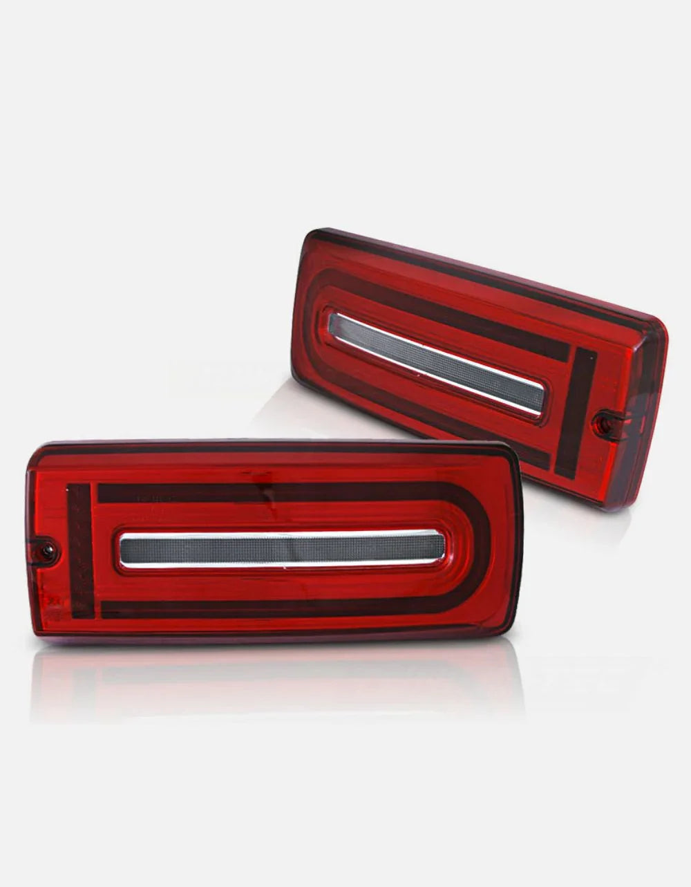 Mercedes G W463 1990-2018 Fanali Posteriori Full LED Nero - autorivallo