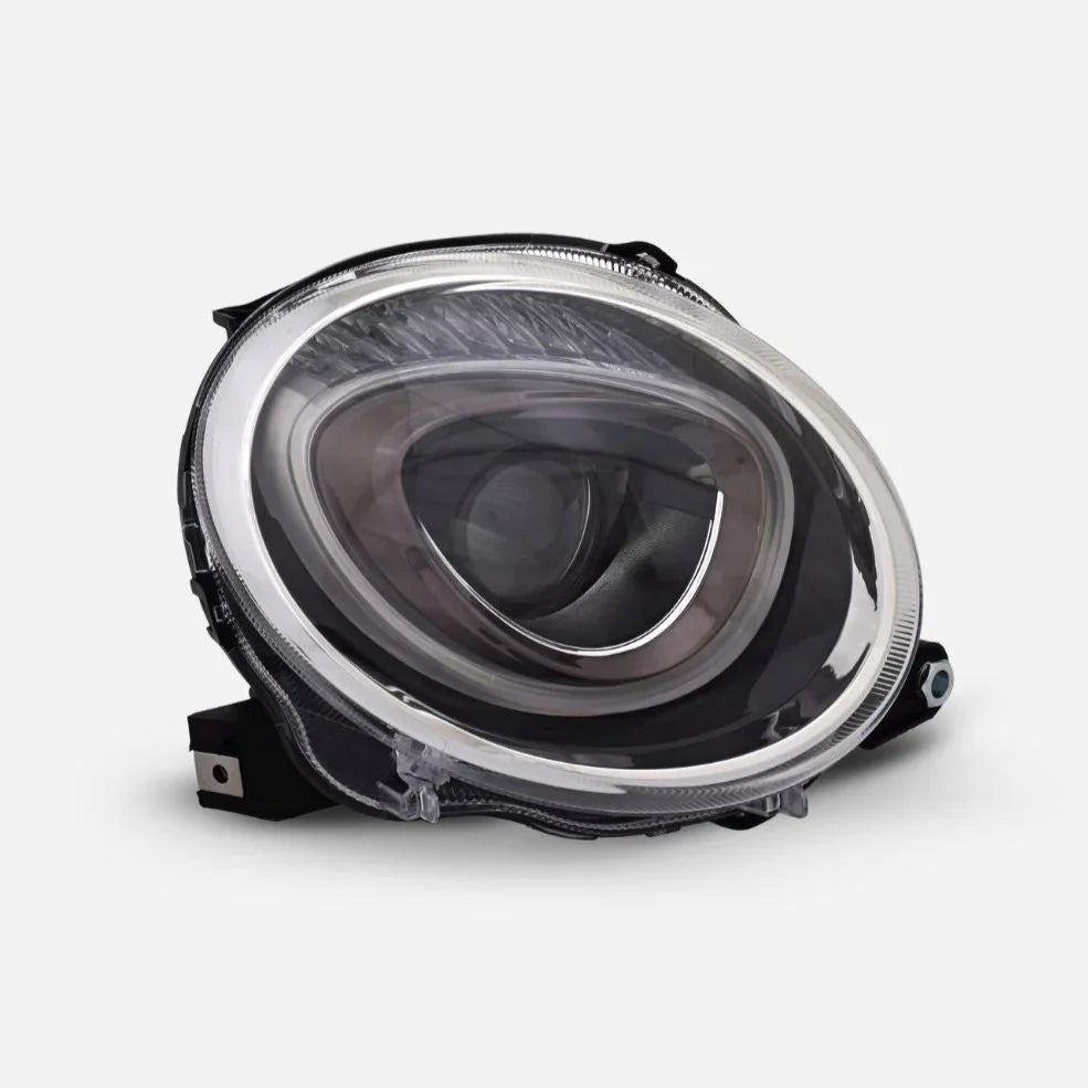Fiat 500 500C 2015-2023 Fanale Destro Lenticolare H7 Nero LWR - autorivallo