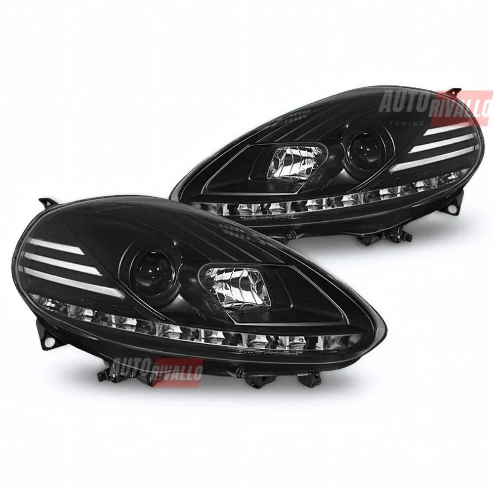 Fiat Punto EVO 199 2009-2012 Fari Anteriori Luci Diurne LED - autorivallo