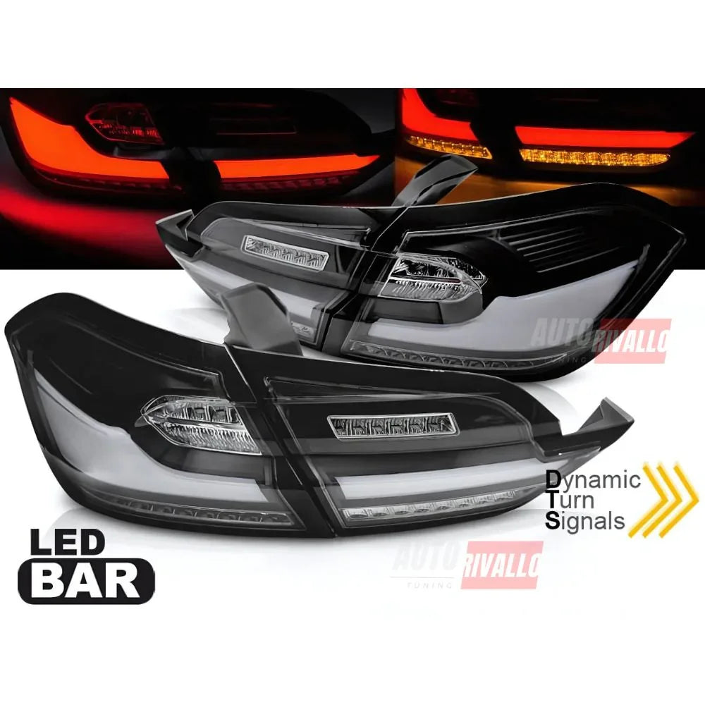 Ford Fiesta MK8 2017-2021 Fanali Posteriori Full LED Lightbar - autorivallo
