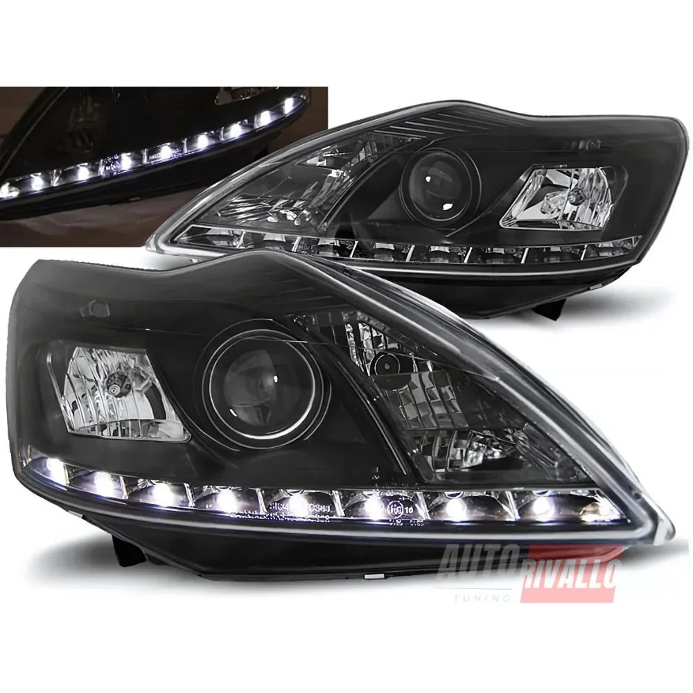 Ford Focus 2 Restyling 2008-2011 Fari Anteriori LED Diurne - autorivallo
