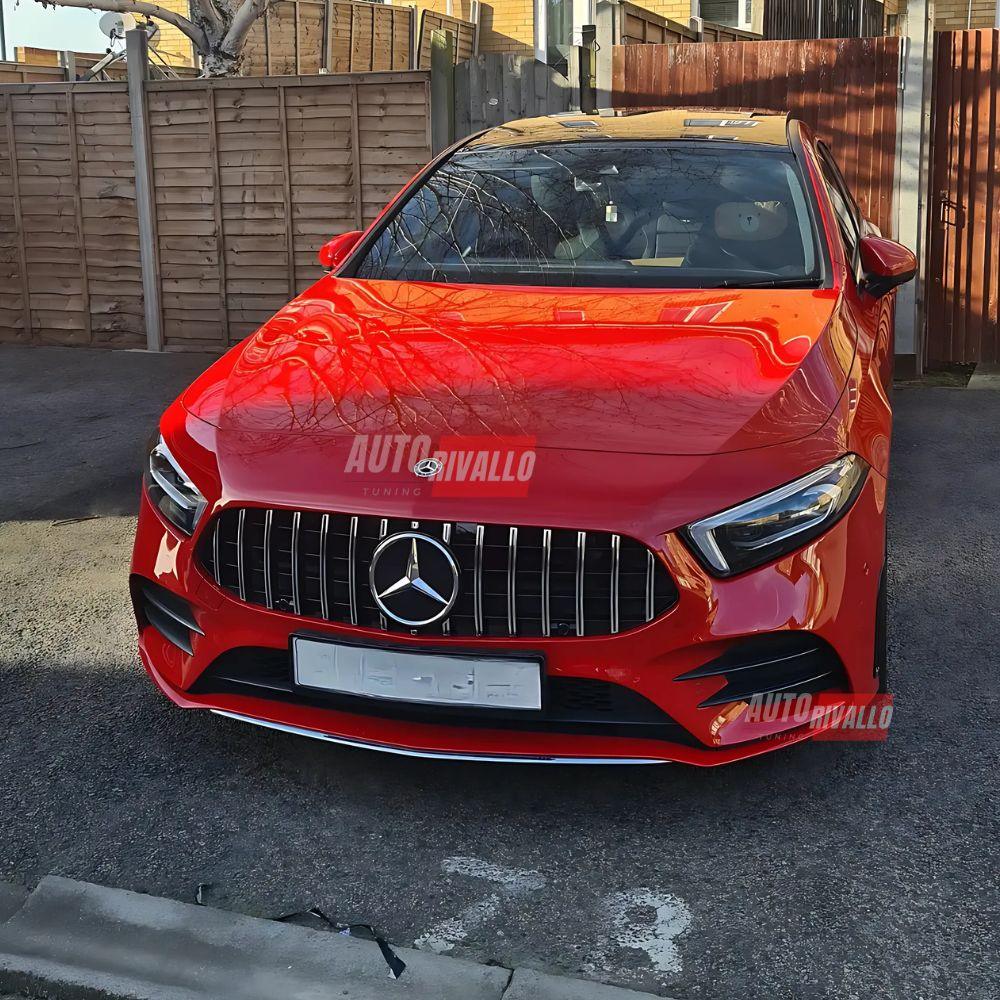 Mercedes A W177 18-22 Griglia Anteriore GTR Calandra AMG Look - autorivallo