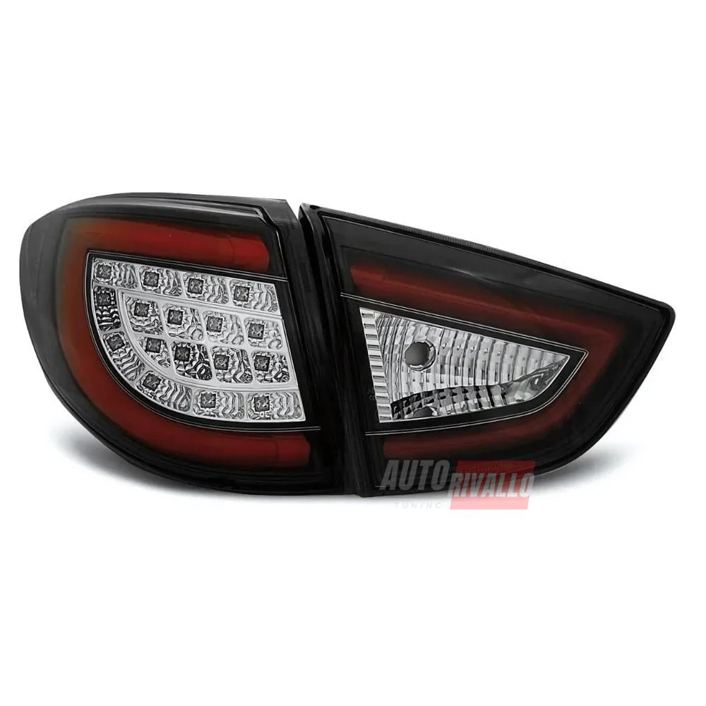 Hyundai IX35 2010-2013 Fari Posteriori LED Lightube Neri - autorivallo