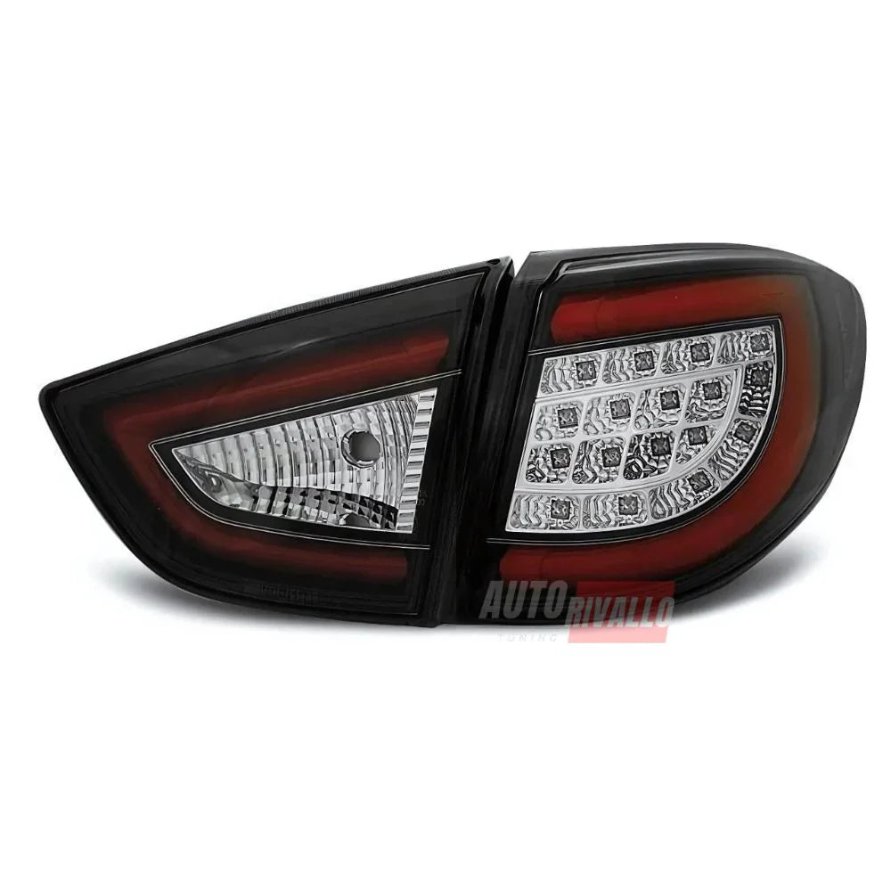 Hyundai IX35 2010-2013 Fari Posteriori LED Lightube Neri - autorivallo
