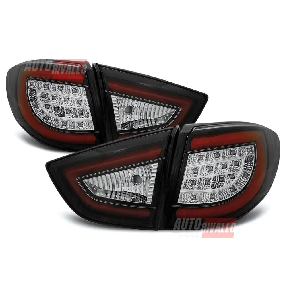 Hyundai IX35 2010-2013 Fari Posteriori LED Lightube Neri - autorivallo