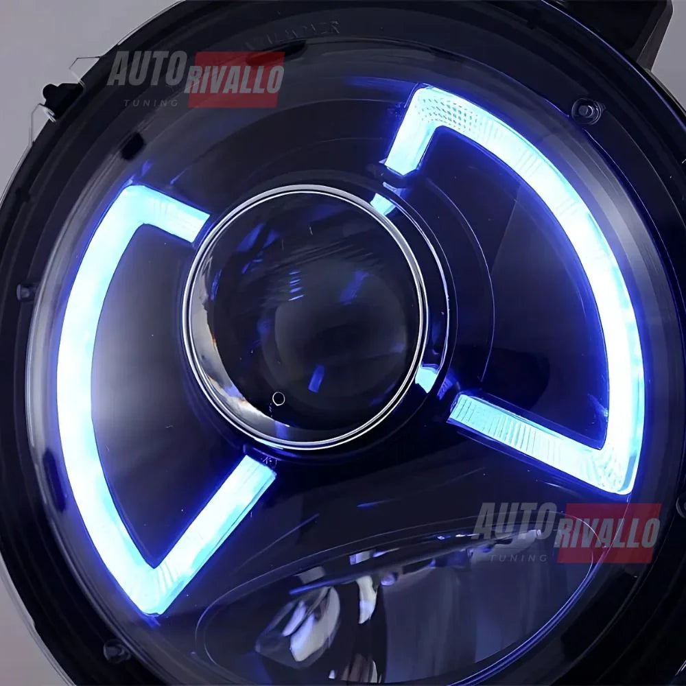 Jeep Wrangler IV JL 2017-2023 Fari Anteriori Full LED DRL - autorivallo