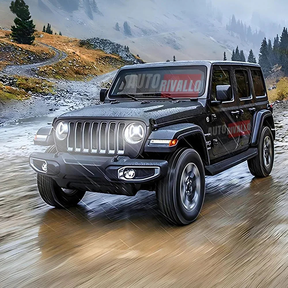Jeep Wrangler IV JL 2017-2023 Fari Anteriori Full LED DRL - autorivallo