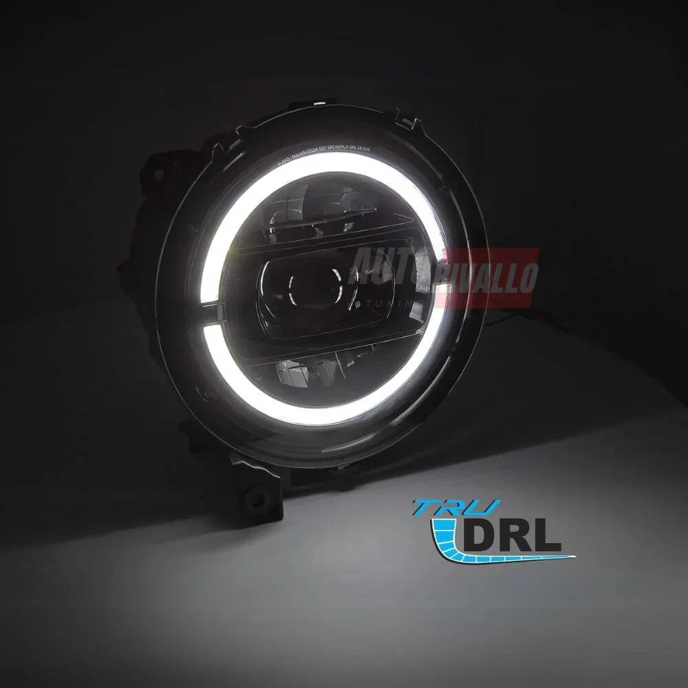 Jeep Wrangler IV JL 2017-2023 Fari Anteriori Full LED DRL - autorivallo