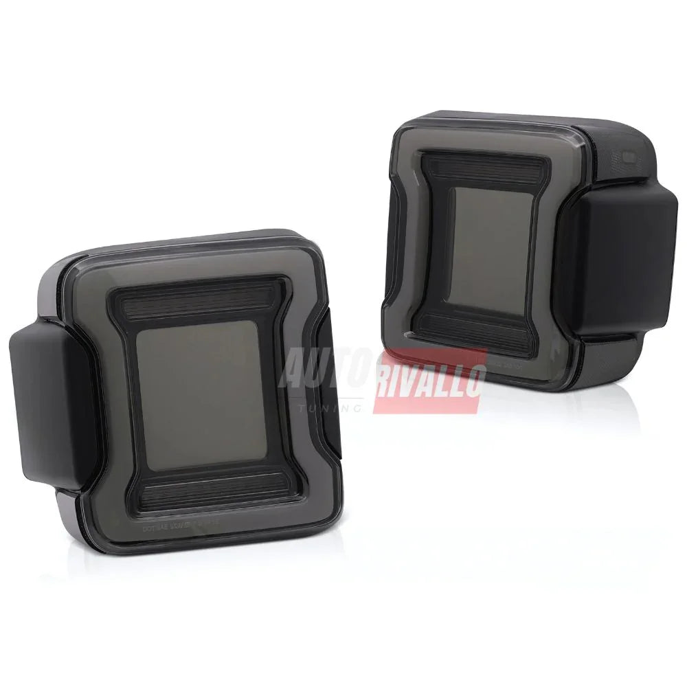 Jeep Wrangler IV JL 2017-2023 Fari Posteriori Full LED Fumé - autorivallo