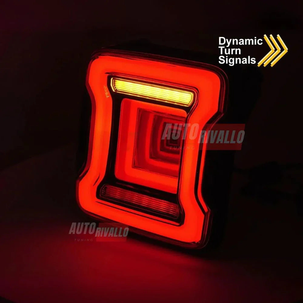 Jeep Wrangler IV JL 2017-2023 Fari Posteriori Full LED Fumé - autorivallo
