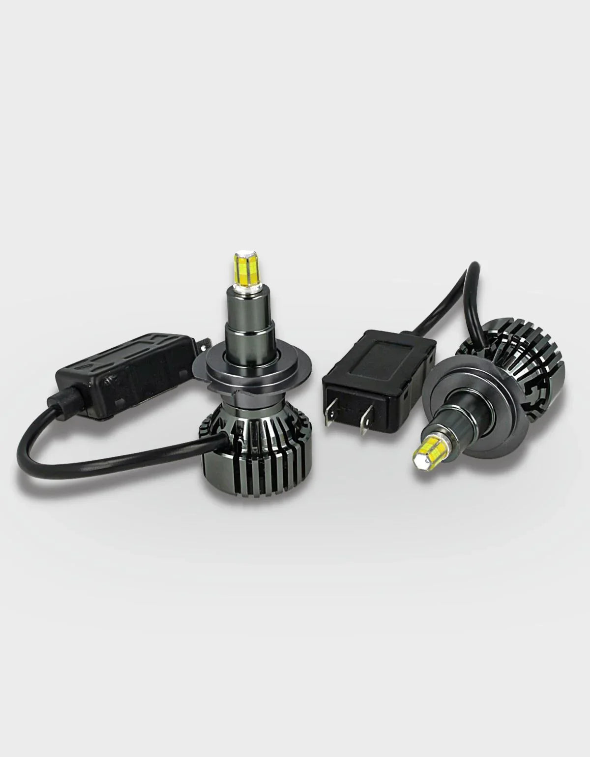 Kit Lampade H7 LED Fari Lenticolari Bianco Ghiaccio 6000K 4500lm - autorivallo