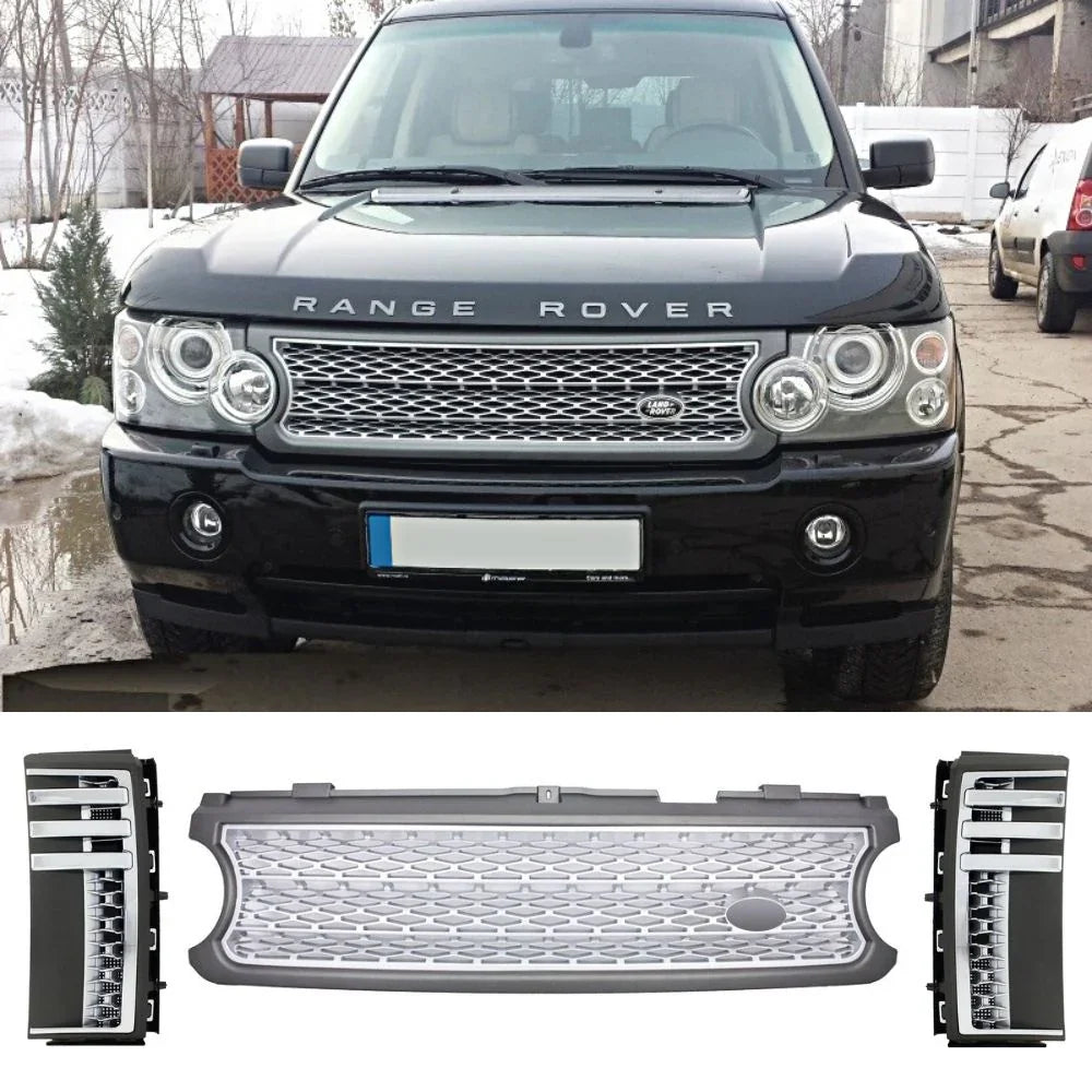 Range Rover Vogue III L322 06-09 Griglia Anteriore Prese d'aria Laterali - autorivallo