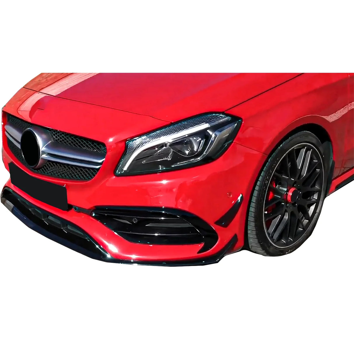 Mercedes A W176 2015-2018 Kit Spoiler Paraurti Anteriore - autorivallo