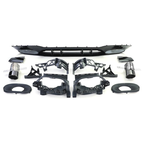 Mercedes A W177 2018-2023 Diffusore Posteriore AMG A45 Look - autorivallo