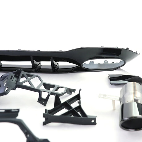 Mercedes A W177 2018-2023 Diffusore Posteriore AMG A45 Look - autorivallo