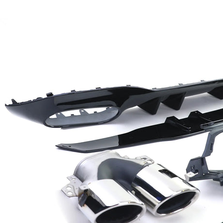 Mercedes A W177 2018-2022 Diffusore Posteriore AMG A45 Look - autorivallo