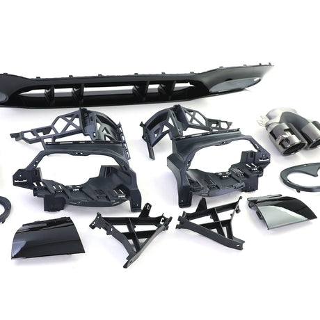 Mercedes A W177 2018-2022 Diffusore Posteriore AMG A45 Look - autorivallo