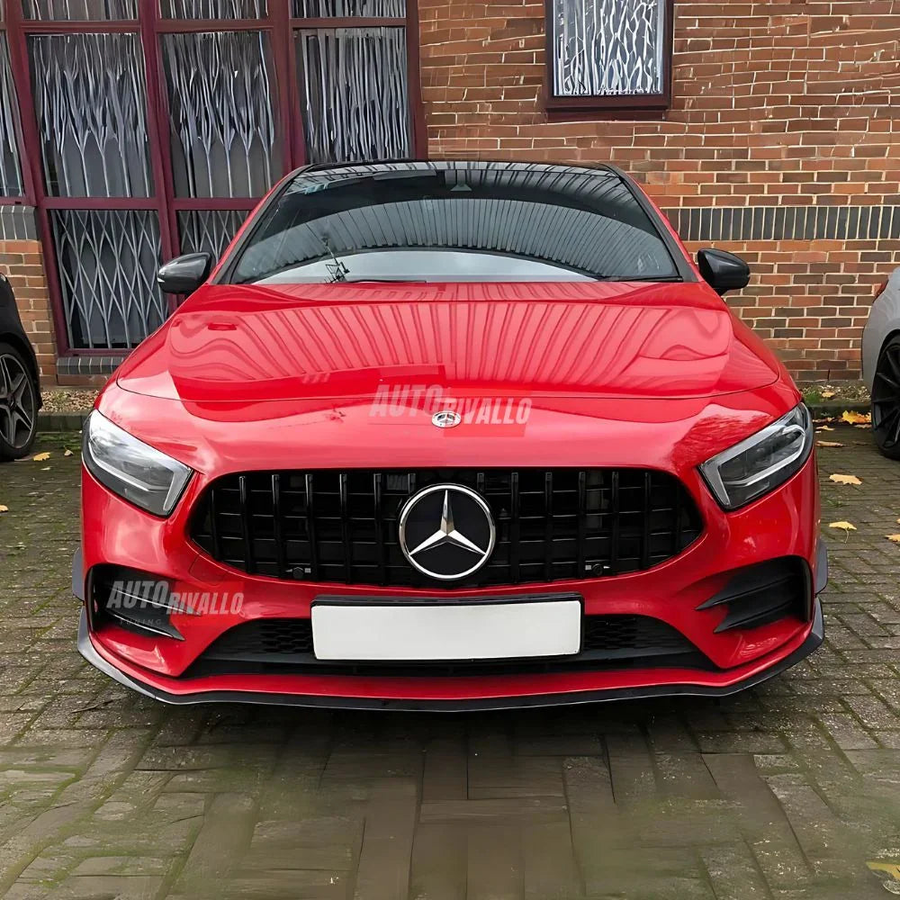 Mercedes A W177 18-22 Griglia Anteriore A45 AMG Look Nero - autorivallo