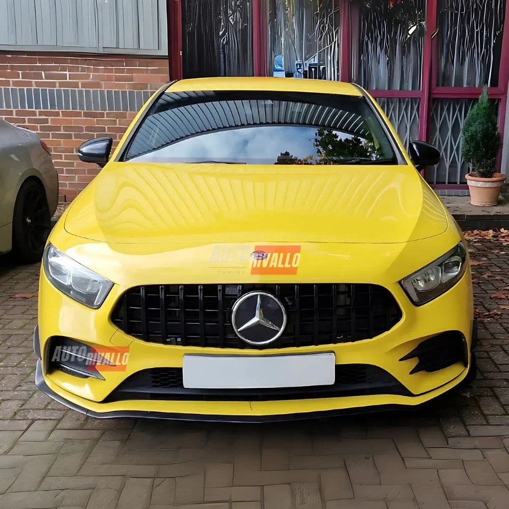 Mercedes A W177 18-22 Griglia Anteriore A45 AMG Look Nero - autorivallo